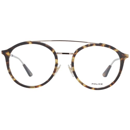 Police Brown Metal & Plastic Glasses (Frames) - ClickThatClicks 
