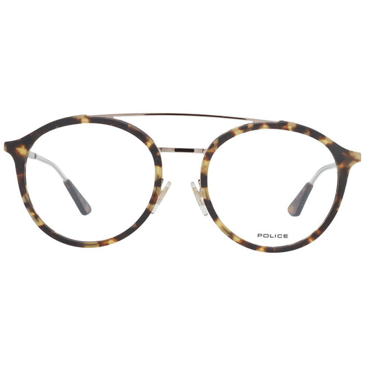 Police Brown Metal & Plastic Glasses (Frames) - ClickThatClicks 