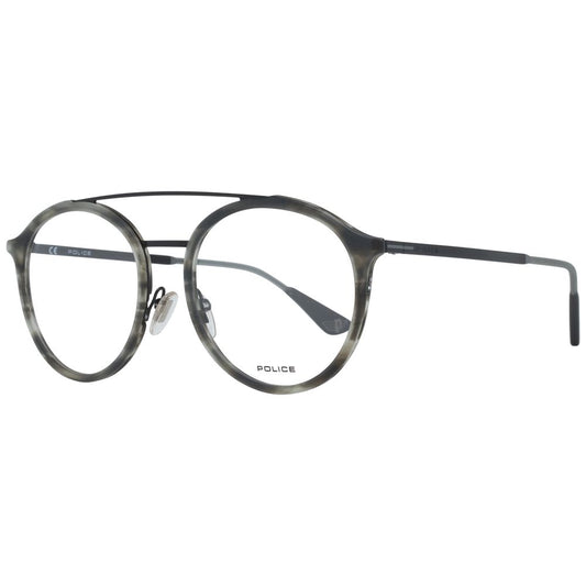 Police Gray Metal & Plastic Glasses (Frames) - ClickThatClicks 