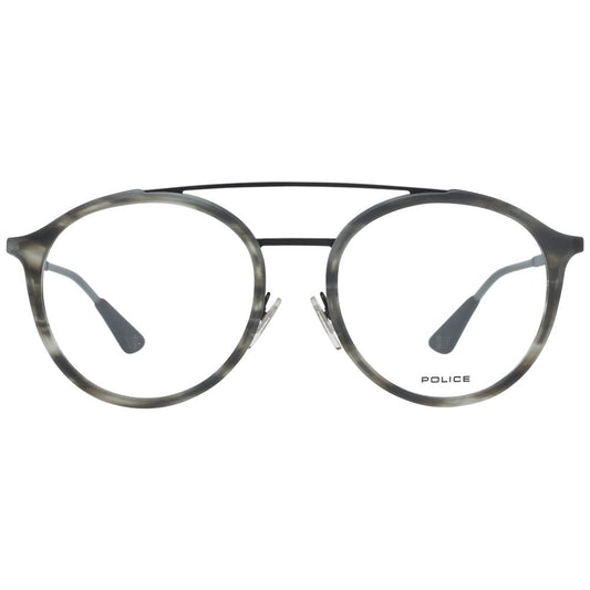 Police Gray Metal & Plastic Glasses (Frames) - ClickThatClicks 