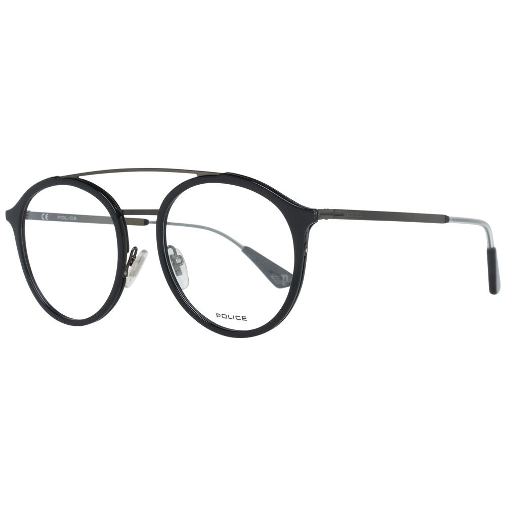 Police Black Metal & Plastic Glasses (Frames) - ClickThatClicks 