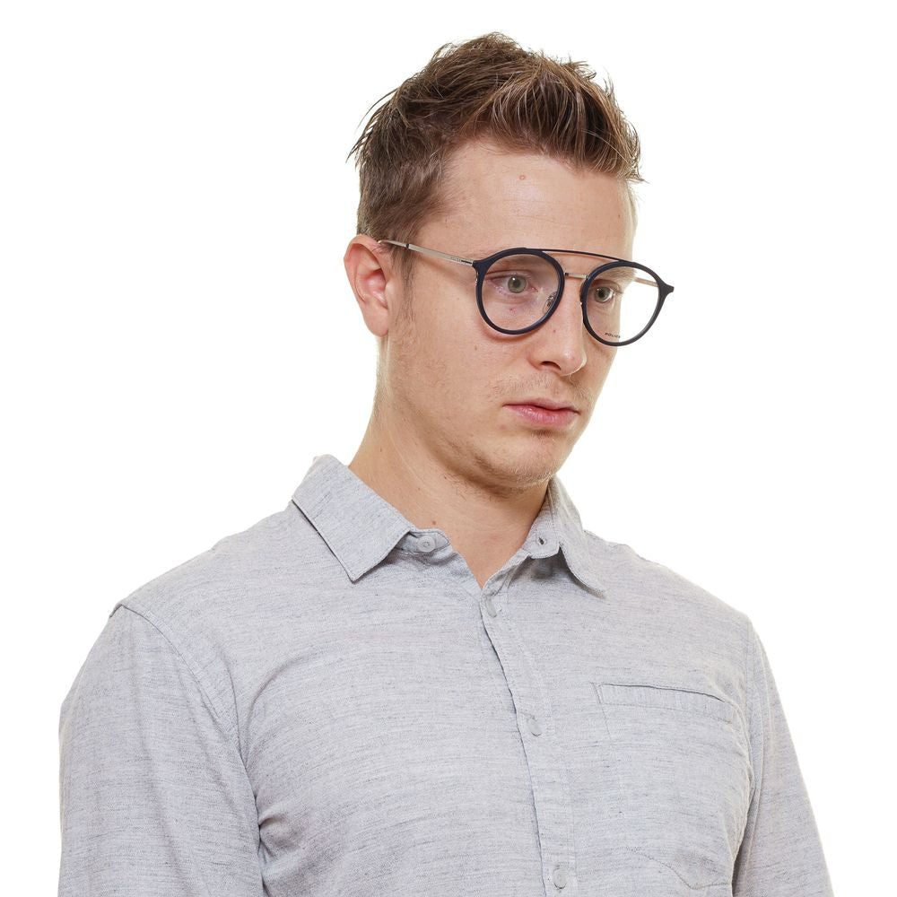 Police Gray Metal & Plastic Glasses (Frames) - ClickThatClicks 