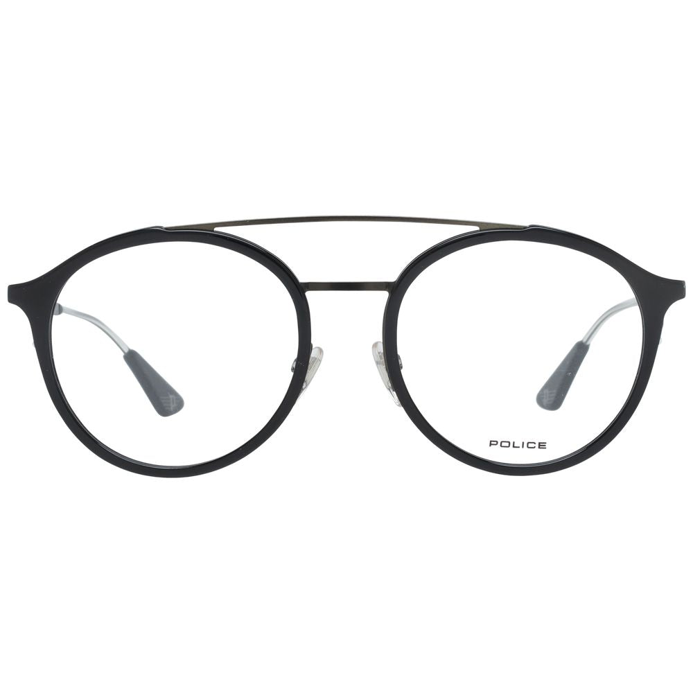 Police Black Metal & Plastic Glasses (Frames) - ClickThatClicks 