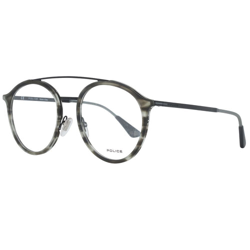 Police Gray Metal & Plastic Glasses (Frames) - ClickThatClicks 