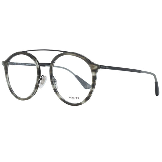 Police Gray Metal & Plastic Glasses (Frames) - ClickThatClicks 