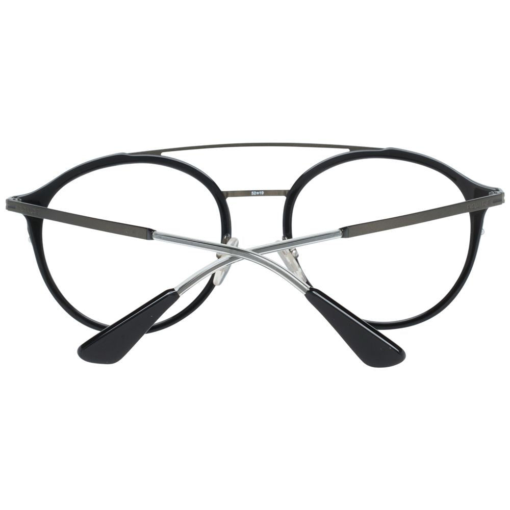 Police Black Metal & Plastic Glasses (Frames) - ClickThatClicks 