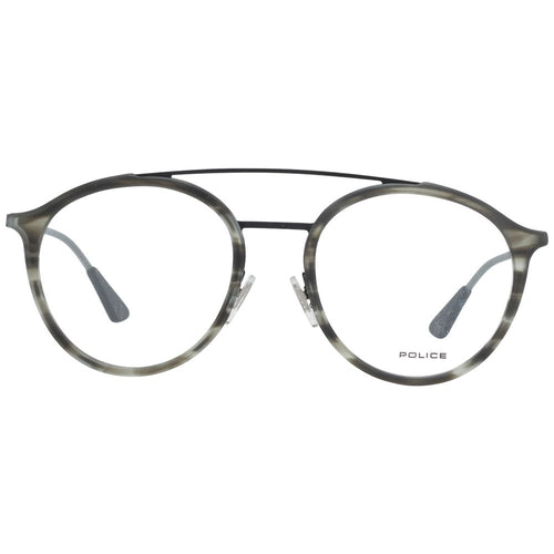 Police Gray Metal & Plastic Glasses (Frames) - ClickThatClicks 