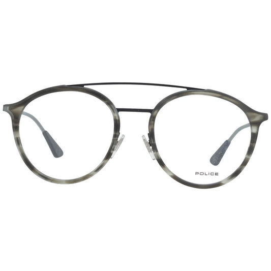 Police Gray Metal & Plastic Glasses (Frames) - ClickThatClicks 