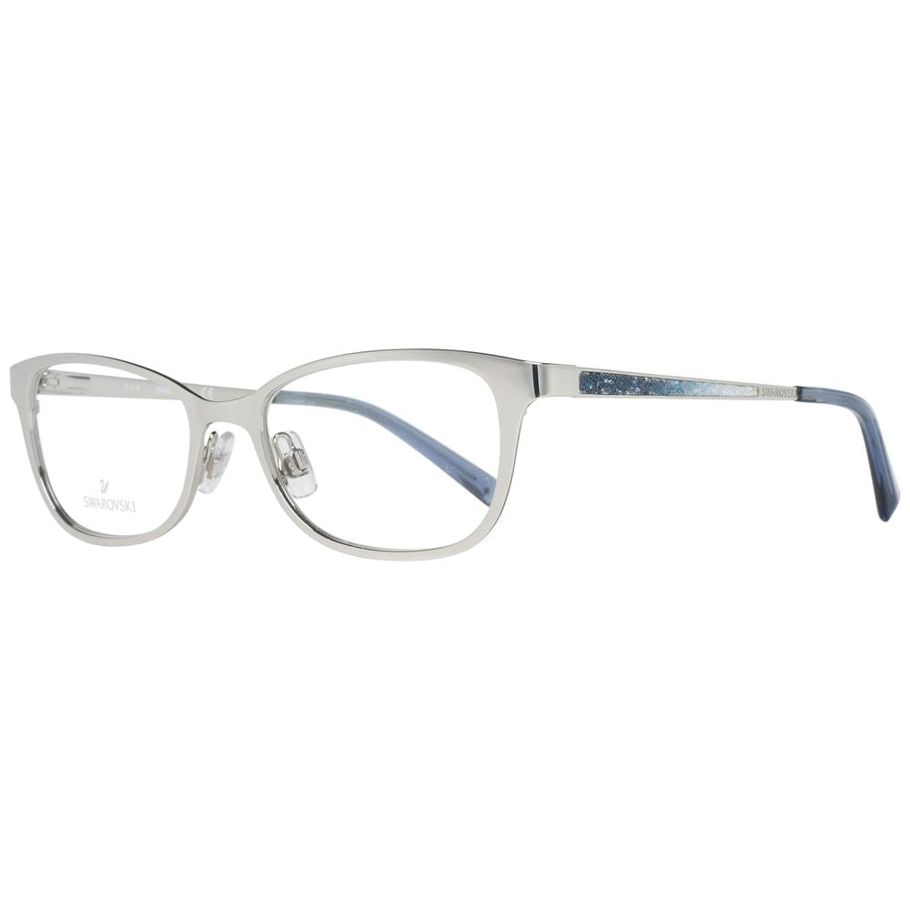 Swarovski Silver Metal Glasses (Frames) - ClickThatClicks 