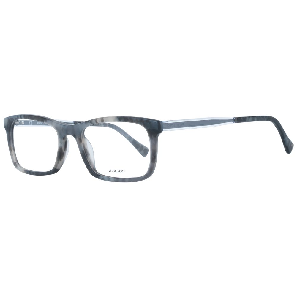 Police Gray Plastic Glasses (Frames) - ClickThatClicks 