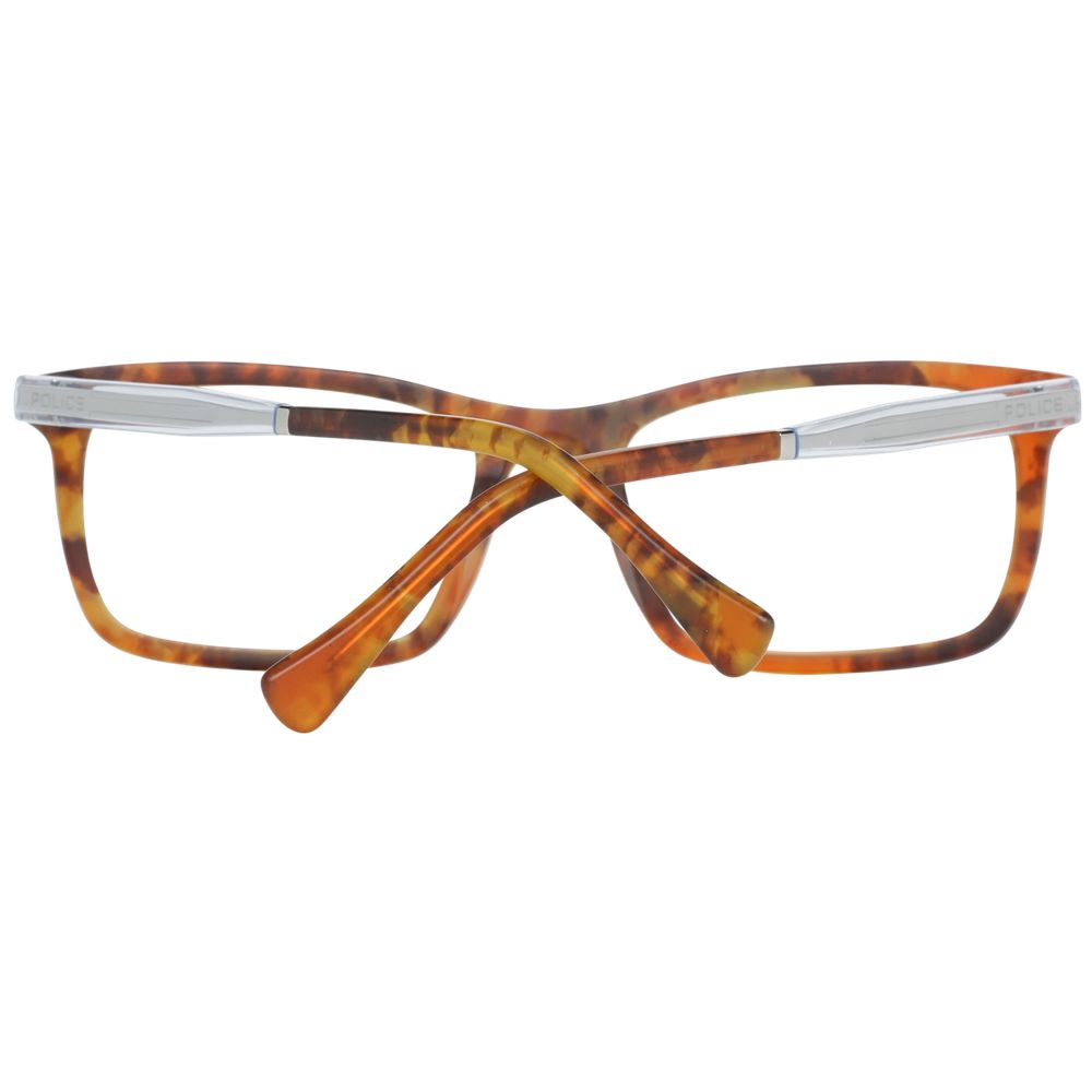 Police Brown Plastic Glasses (Frames) - ClickThatClicks 