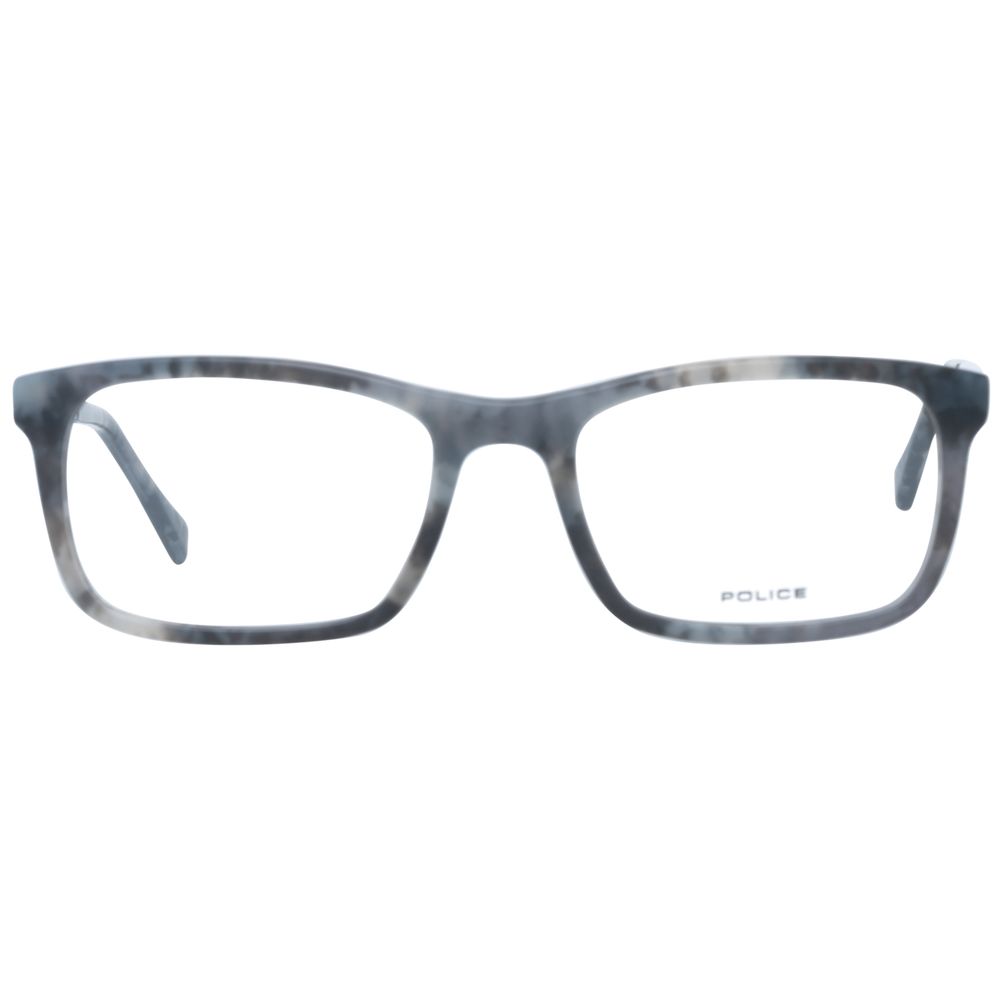 Police Gray Plastic Glasses (Frames) - ClickThatClicks 