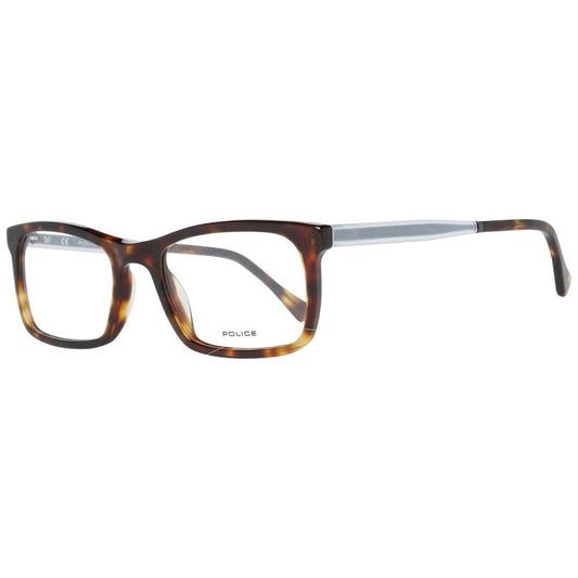 Police Brown Plastic Glasses (Frames) - ClickThatClicks 