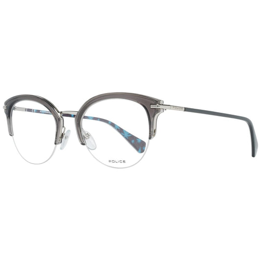 Police Gray Metal & Plastic Glasses (Frames) - ClickThatClicks 