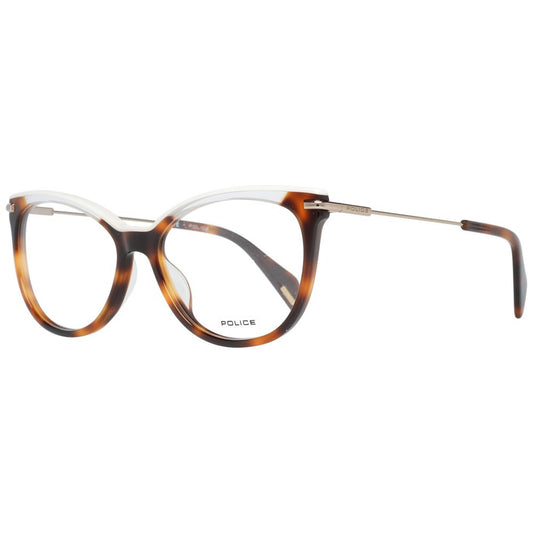 Police Brown Metal & Plastic Glasses (Frames) - ClickThatClicks 