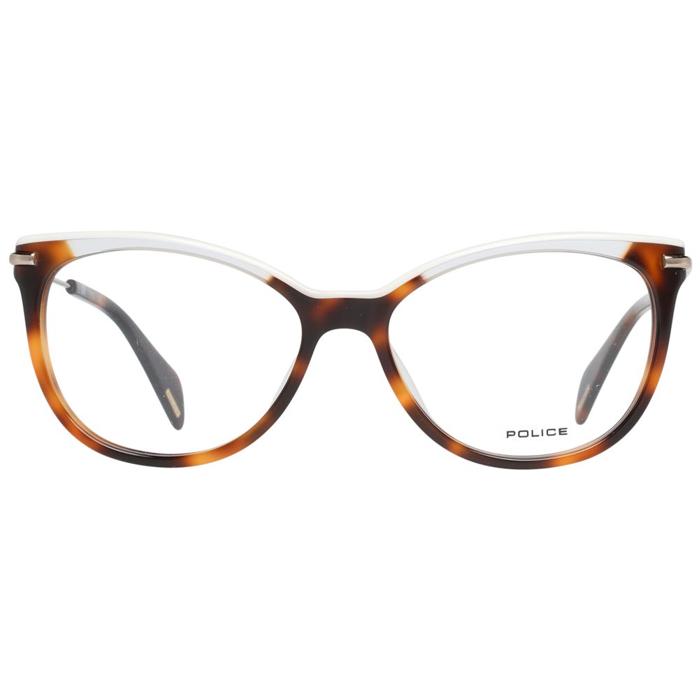 Police Brown Metal & Plastic Glasses (Frames) - ClickThatClicks 