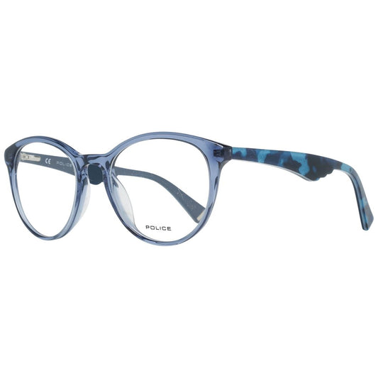 Police Blue Plastic Glasses (Frames) - ClickThatClicks 