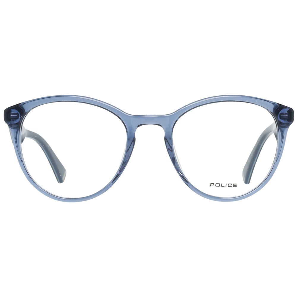 Police Blue Plastic Glasses (Frames) - ClickThatClicks 