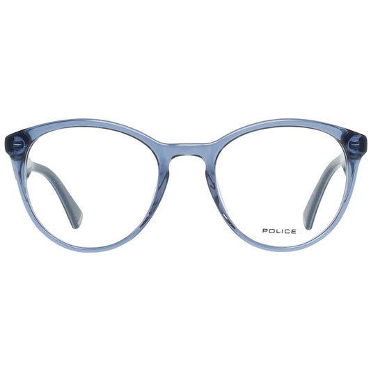 Police Blue Plastic Glasses (Frames) - ClickThatClicks 