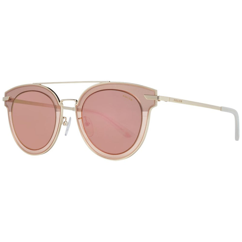 Police Rose Gold Metal & Plastic Sunglasses