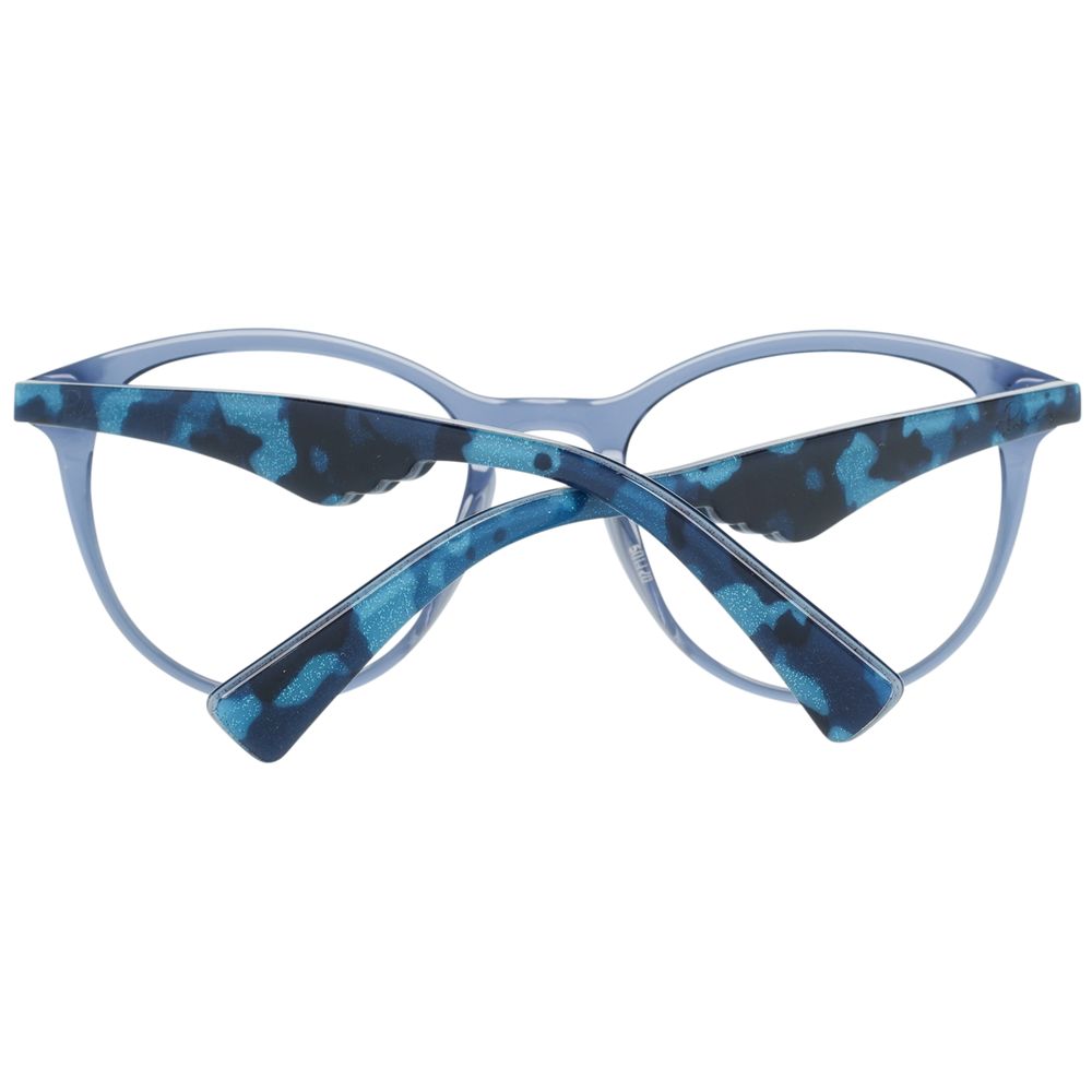 Police Blue Plastic Glasses (Frames) - ClickThatClicks 