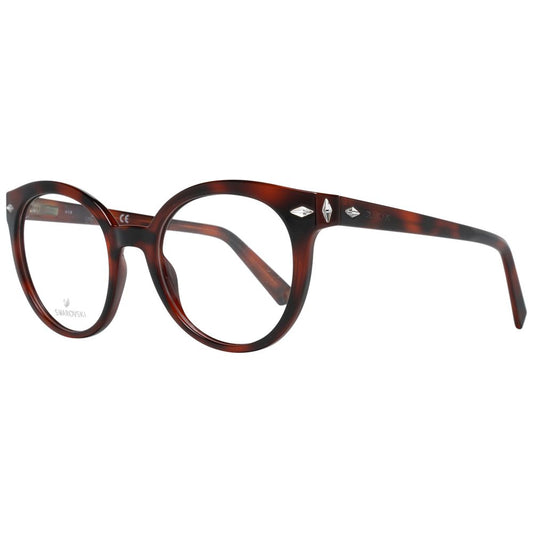Swarovski Brown Plastic Glasses (Frames) - ClickThatClicks 