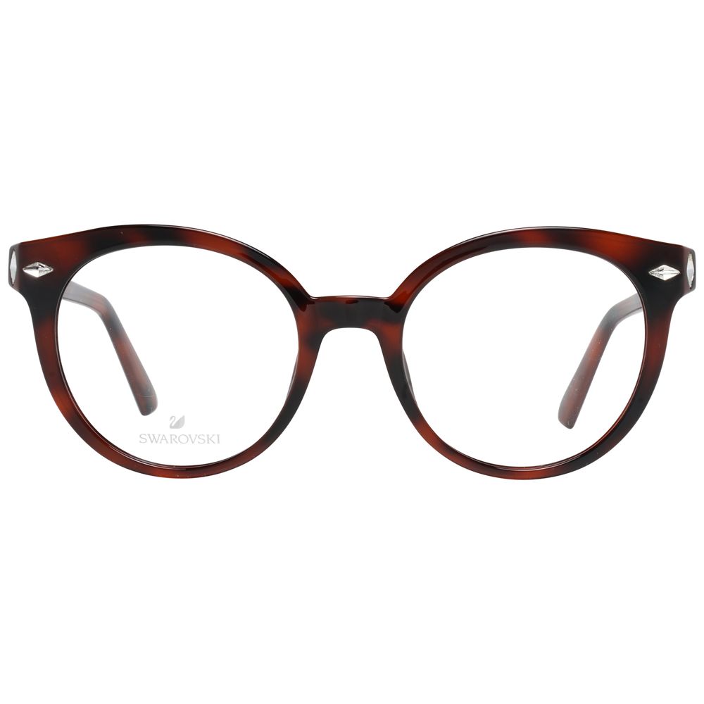 Swarovski Brown Plastic Glasses (Frames) - ClickThatClicks 