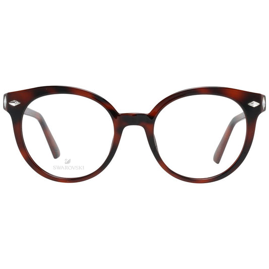 Swarovski Brown Plastic Glasses (Frames) - ClickThatClicks 