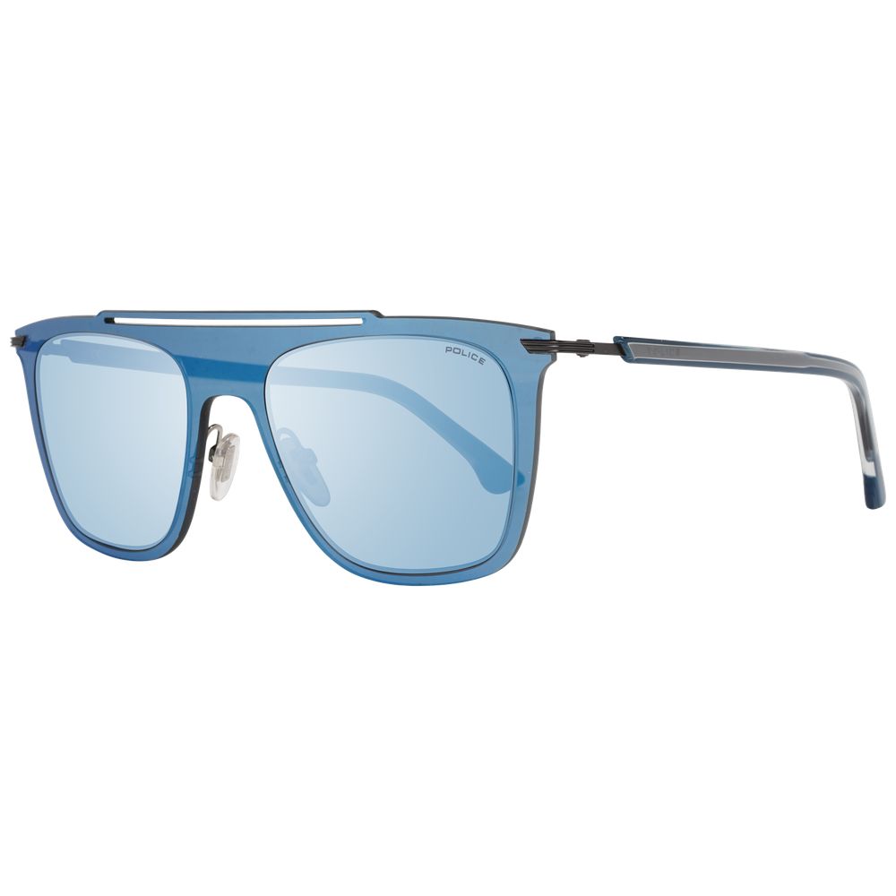 Police Blue Plastic Sunglasses - ClickThatClicks 