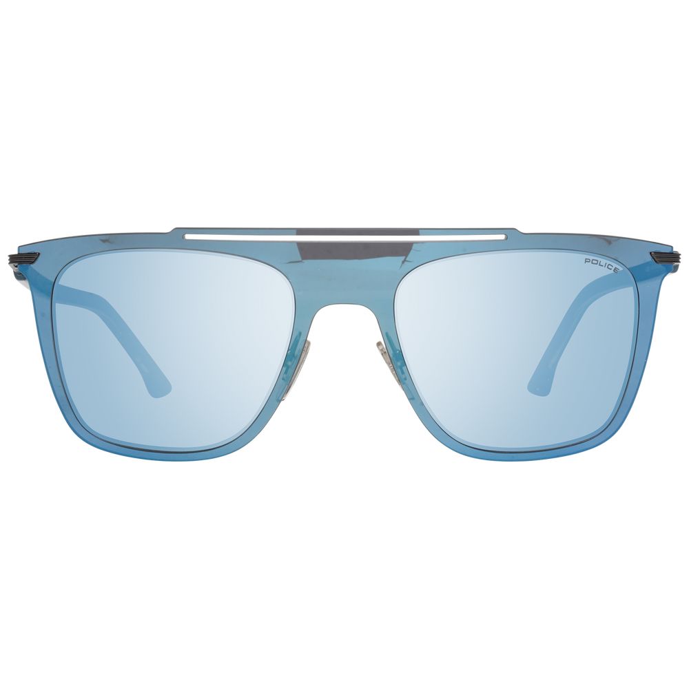 Police Blue Plastic Sunglasses - ClickThatClicks 
