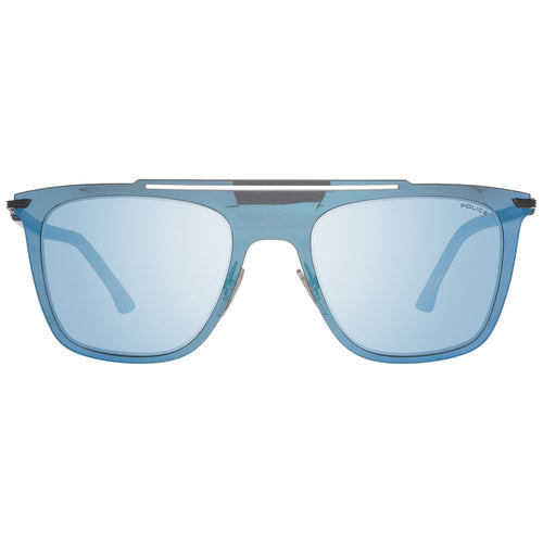 Police Blue Plastic Sunglasses - ClickThatClicks 