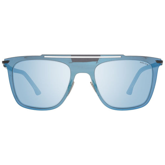 Police Blue Plastic Sunglasses - ClickThatClicks 