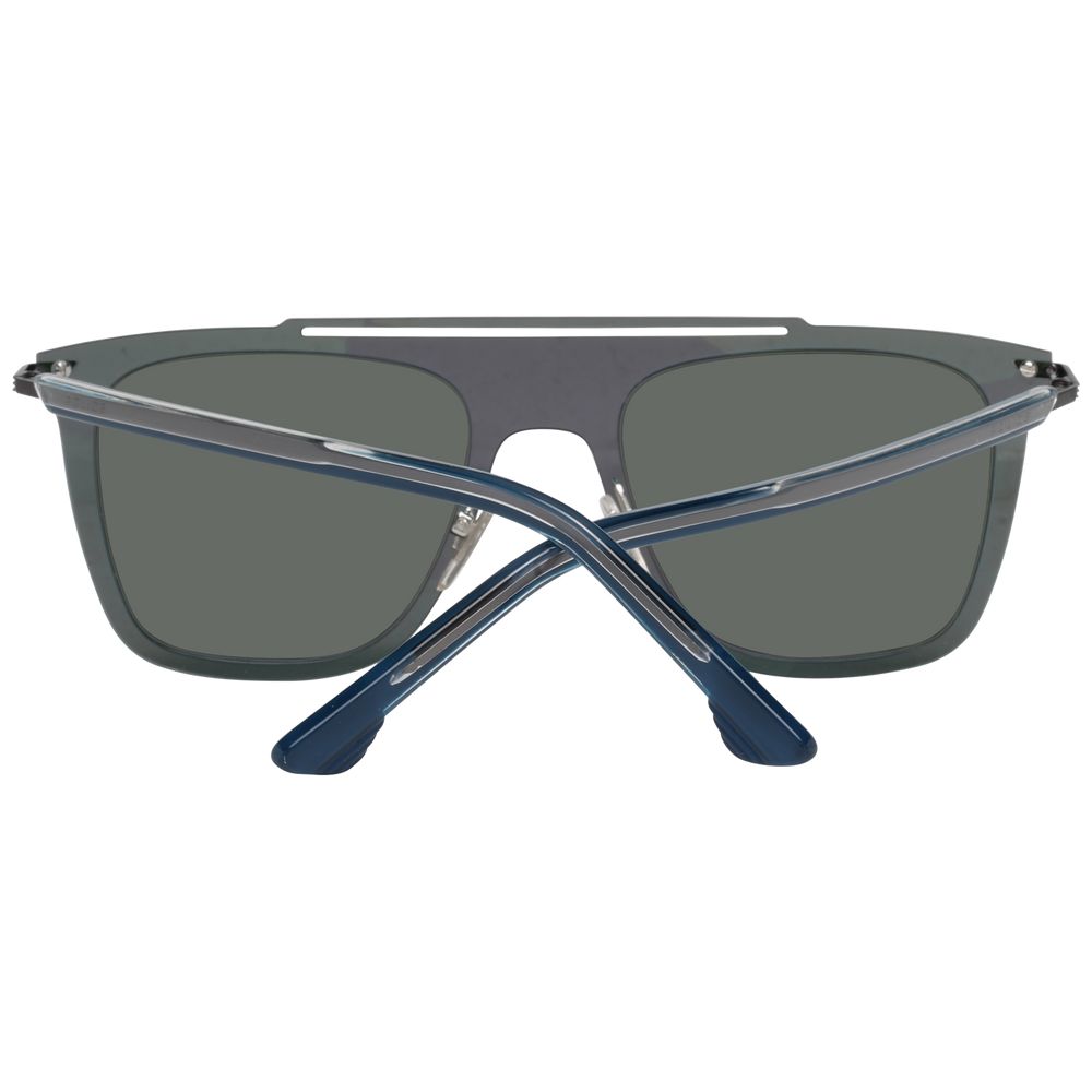 Police Blue Plastic Sunglasses - ClickThatClicks 