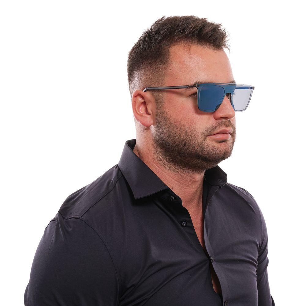 Police Blue Plastic Sunglasses - ClickThatClicks 