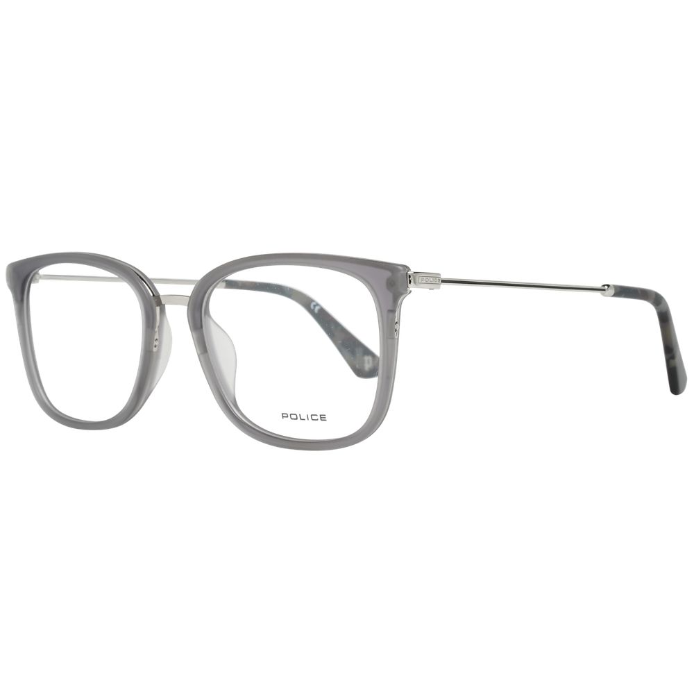 Police Gray Metal & Plastic Glasses (Frames) - ClickThatClicks 