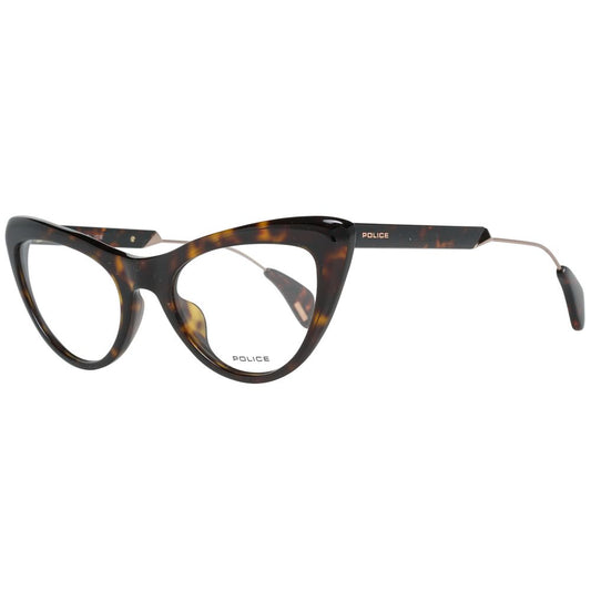 Police Brown Metal & Plastic Glasses (Frames) - ClickThatClicks 