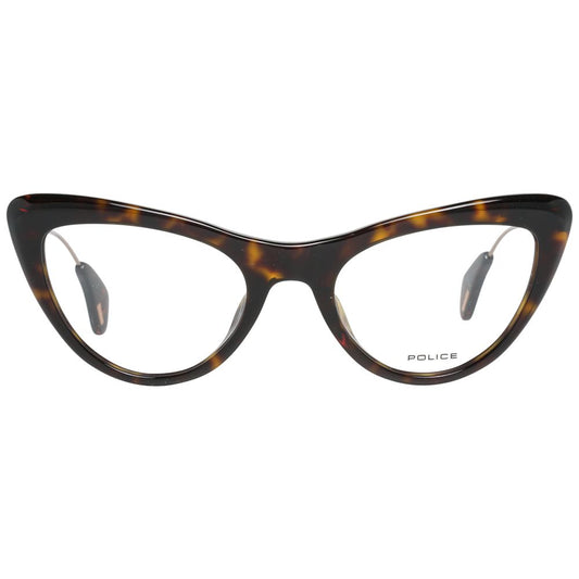 Police Brown Metal & Plastic Glasses (Frames) - ClickThatClicks 