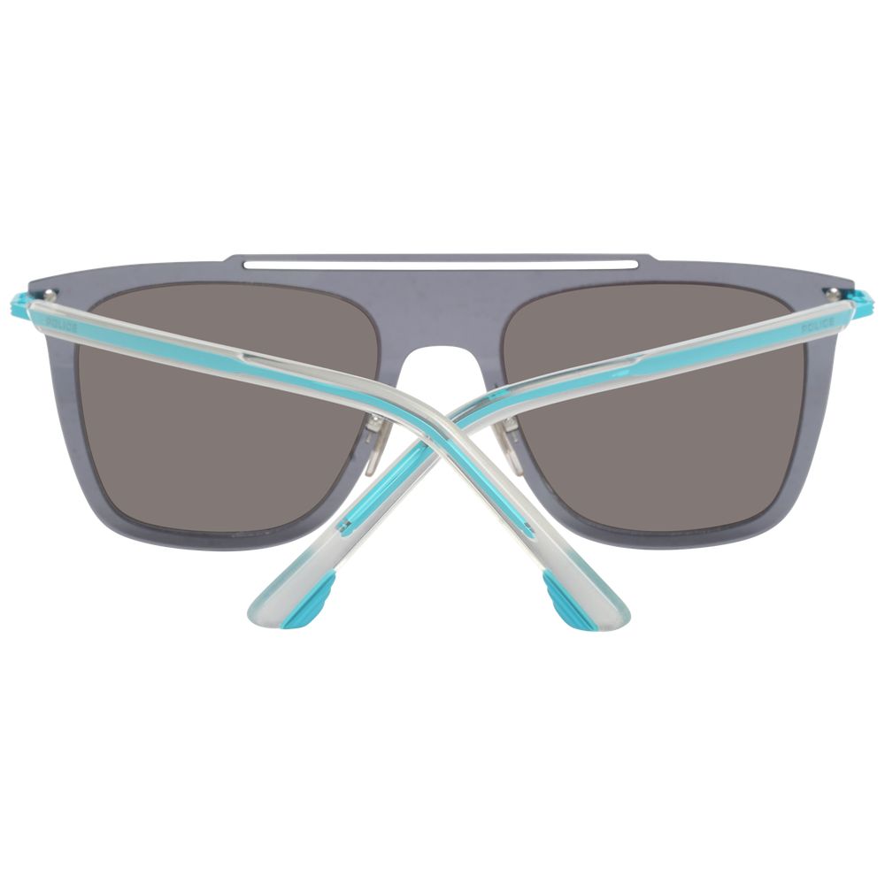 Police Blue Metal & Plastic Sunglasses - ClickThatClicks 