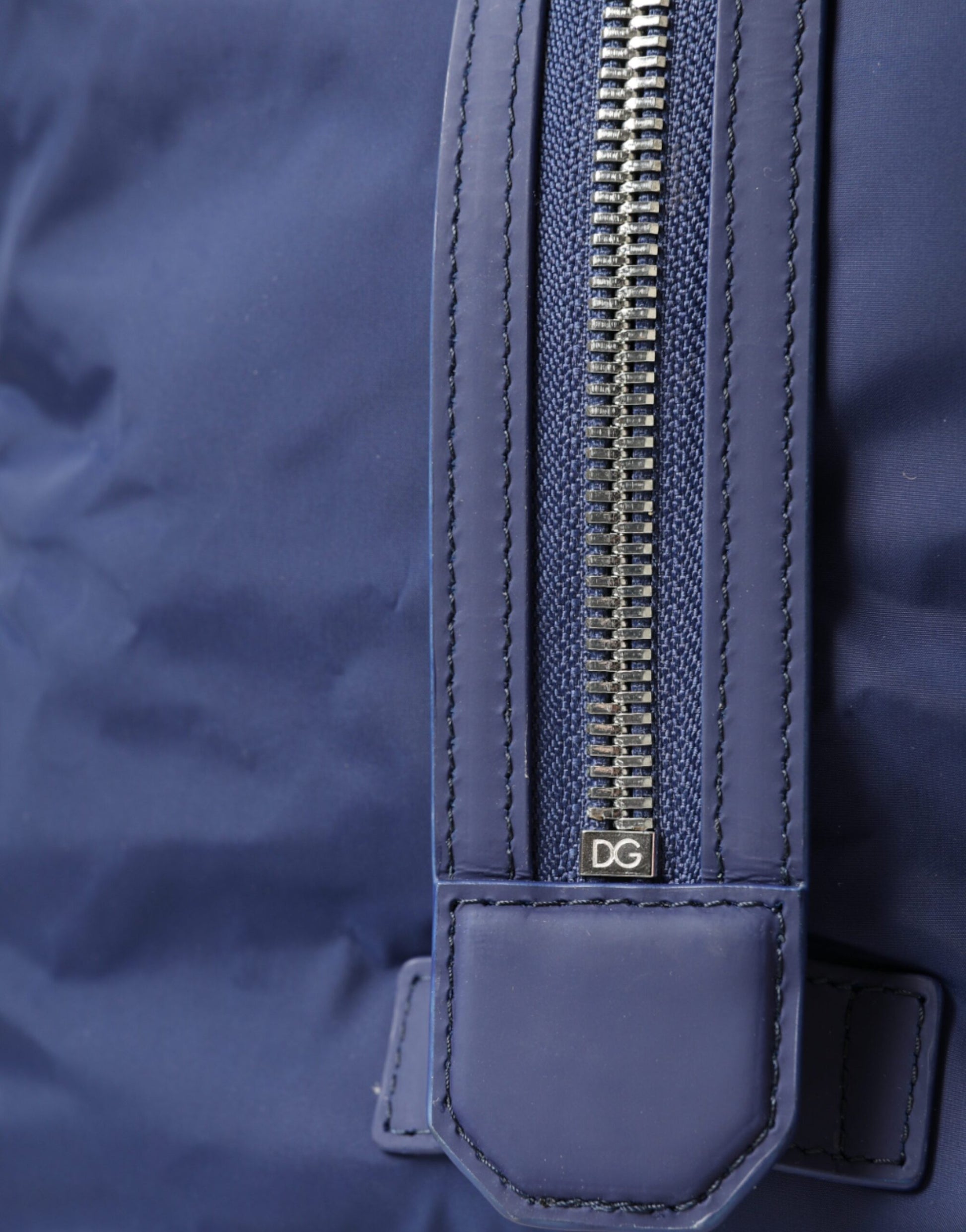 Dolce & Gabbana Blue Nylon Calfskin Hand Shoulder Duffel Bag - ClickThatClicks 