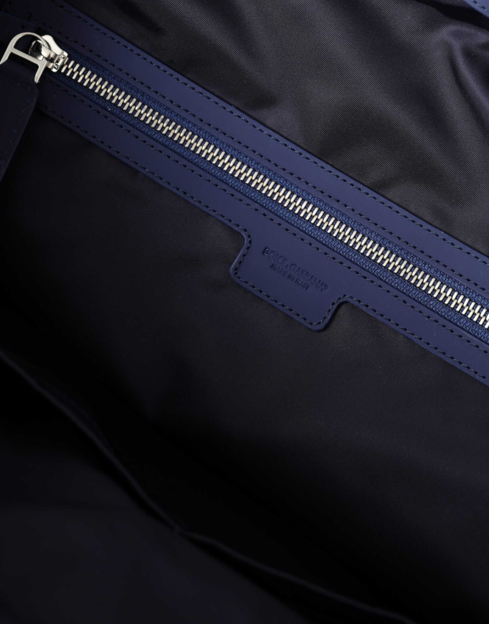 Dolce & Gabbana Blue Nylon Calfskin Hand Shoulder Duffel Bag - ClickThatClicks 