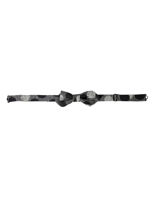 Dolce & Gabbana Multicolor Silk Polka Dot Adjustable Neck Men Papillon Bow Tie - ClickThatClicks 