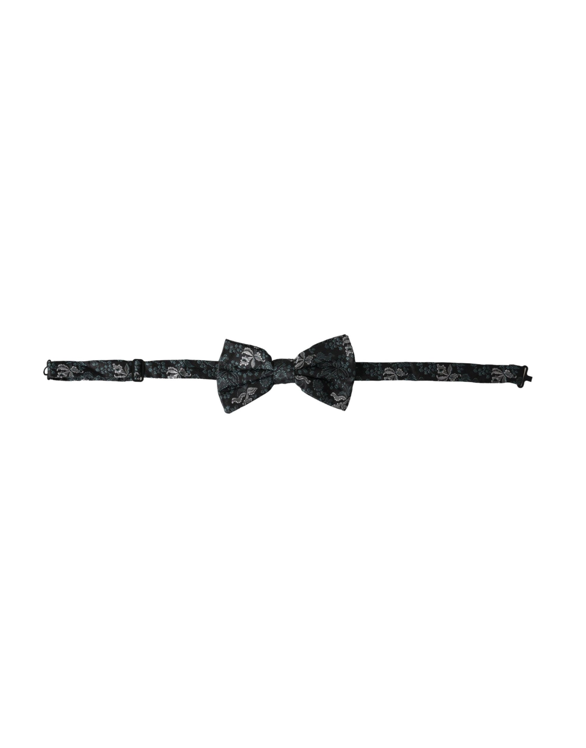 Dolce & Gabbana Multicolor Fantasy Floral Silk Adjustable Neck Men Bow Tie - ClickThatClicks 