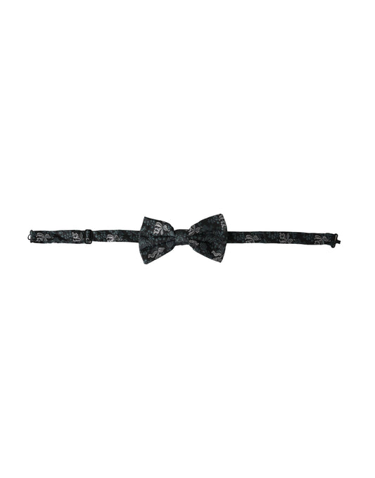 Dolce & Gabbana Multicolor Fantasy Floral Silk Adjustable Neck Men Bow Tie - ClickThatClicks 