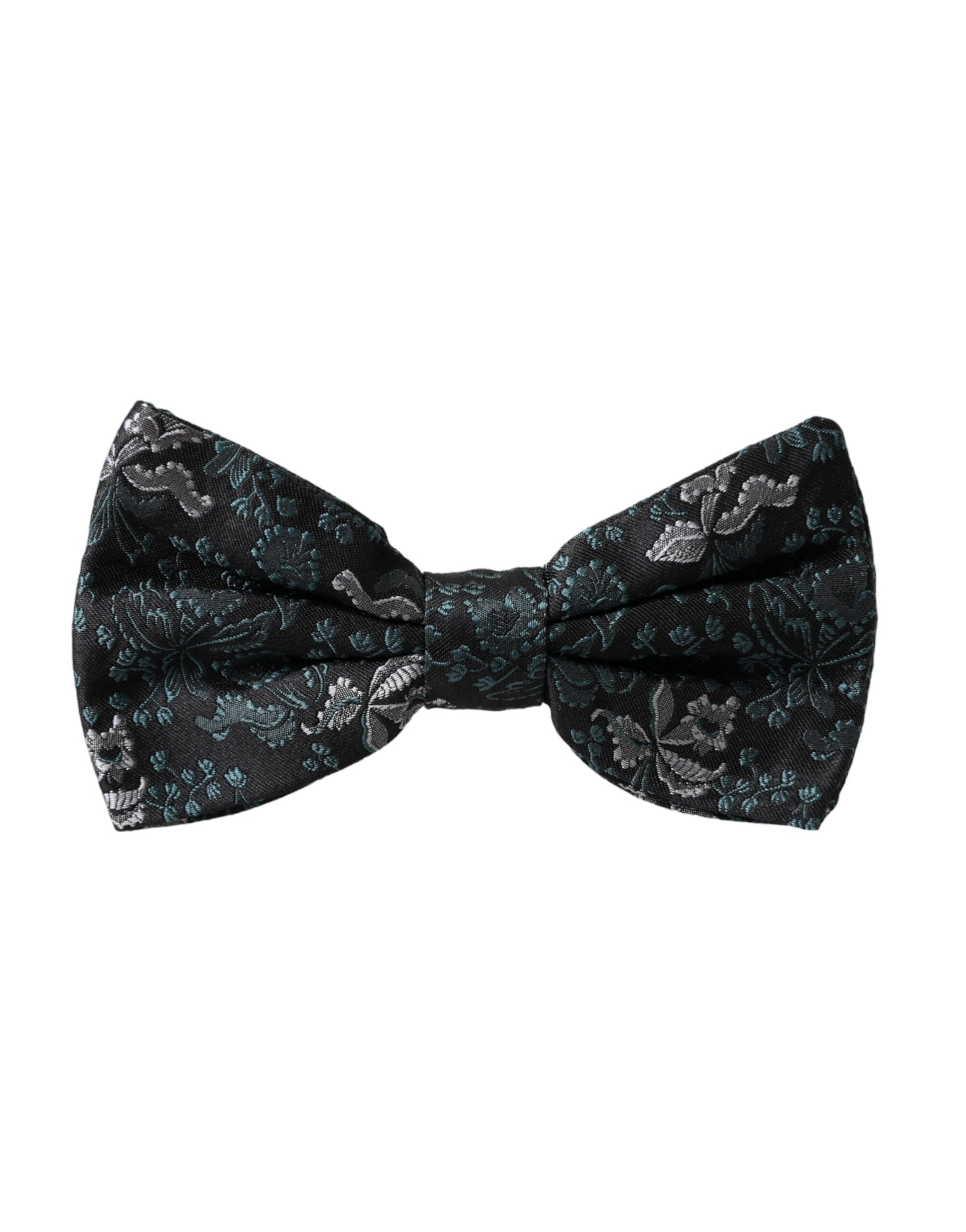 Dolce & Gabbana Multicolor Fantasy Floral Silk Adjustable Neck Men Bow Tie - ClickThatClicks 