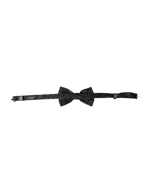 Dolce & Gabbana Multicolor Fantasy Floral Silk Adjustable Neck Men Bow Tie - ClickThatClicks 