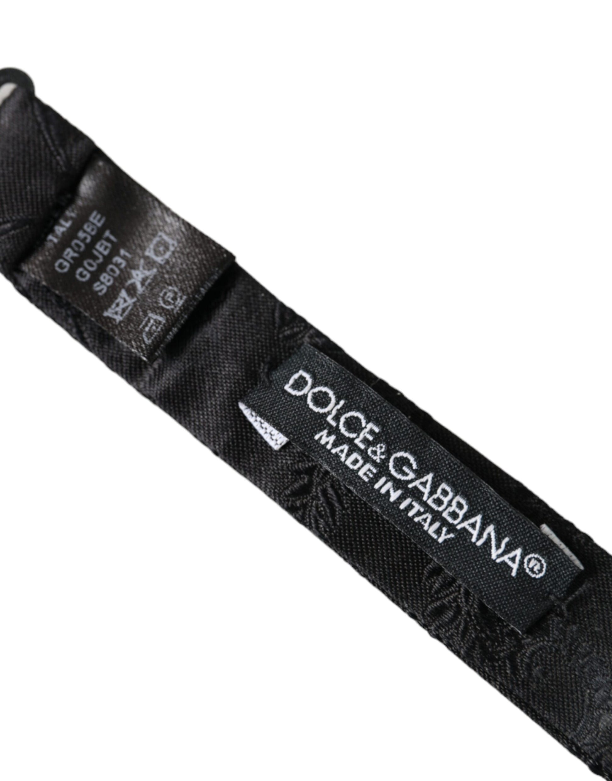 Dolce & Gabbana Multicolor Fantasy Silk Adjustable Neck Bow Tie - ClickThatClicks 