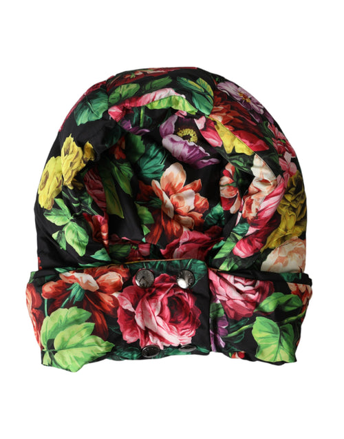 Dolce & Gabbana Hat Multicolor Floral Whole Head Wrap Hat - ClickThatClicks 