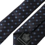 Dolce & Gabbana Black Blue Polka Dot Silk Adjustable Men Tie - ClickThatClicks 