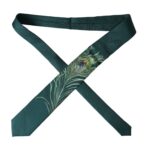 Dolce & Gabbana Green Printed 100% Silk Adjustable Men Tie - ClickThatClicks 