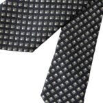 Dolce & Gabbana Black 100% Silk Patterned Adjustable Men Tie - ClickThatClicks 